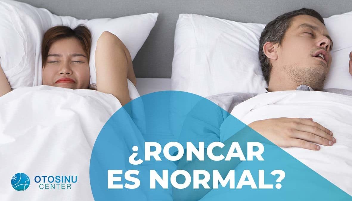 Persona roncando mientras duerme